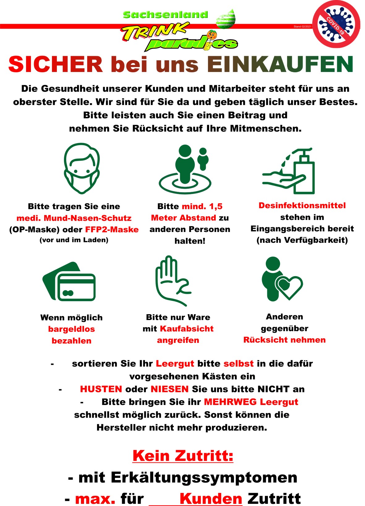 Verkaufsagentur Sachsenland Trinkparadies Home